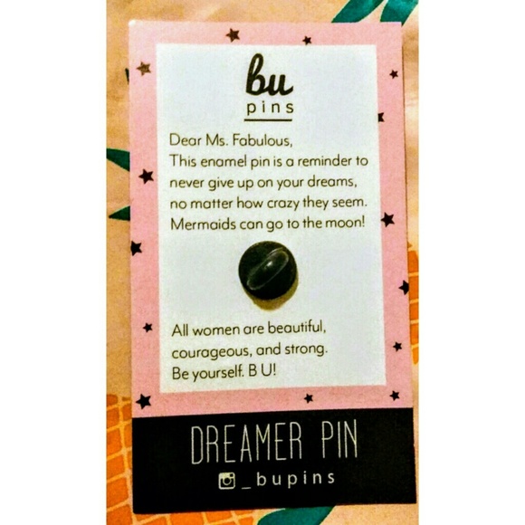 The Dreamer Mermaid Enamel Pin - Picture 2 of 6